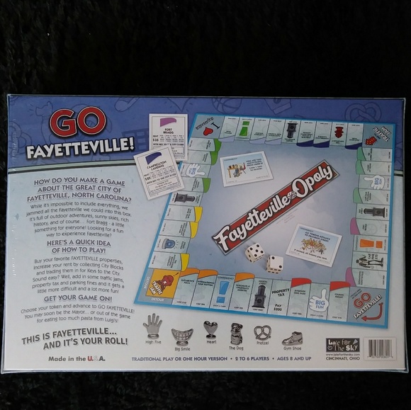 🆕Fayetteville-Opoly Board Game Fayetteville NC - Picture 2 of 8